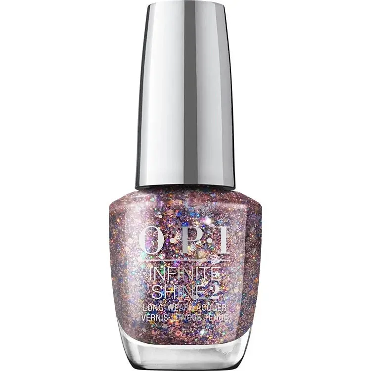 Glow nail wraps for glow charm-OPI Infinite Shine Confetti Ready