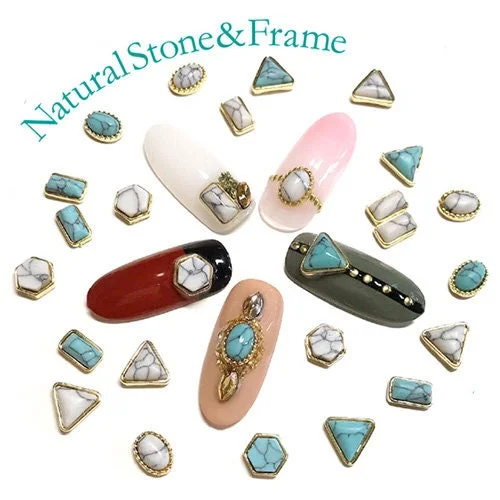 Prism nail polish for prism shine-5 pcs Marble geometrical nail decoration