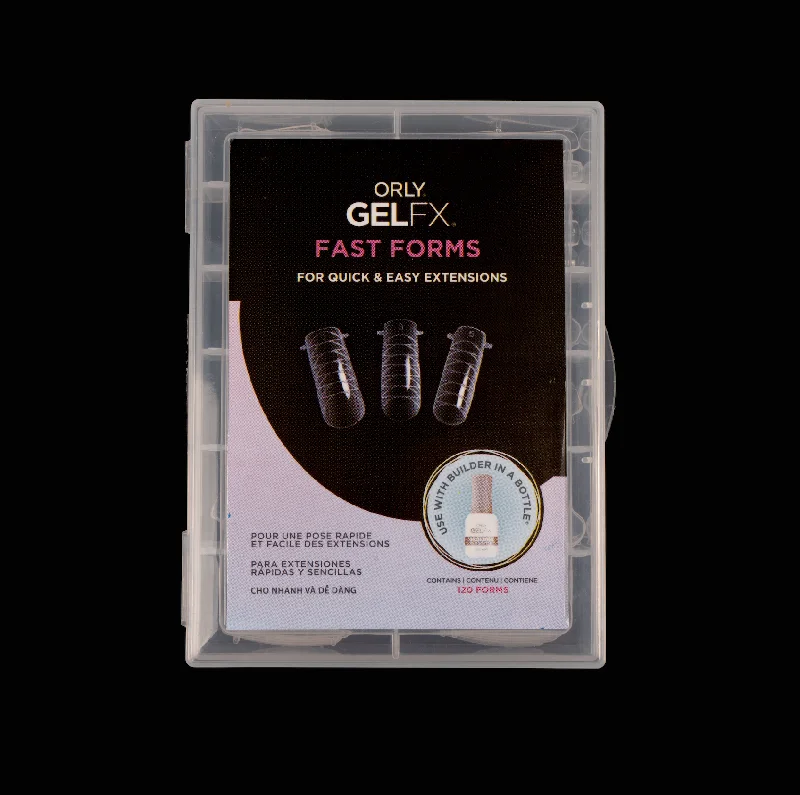 Copper nail gems for copper shine-ORLY Gel Fast Forms 120pc kit