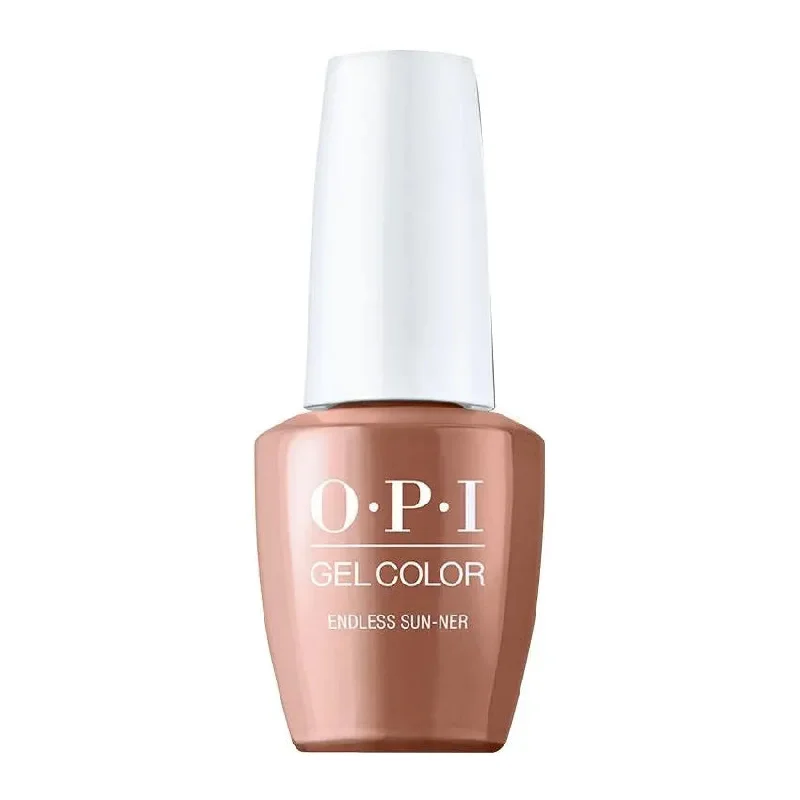 Bronze nail decals for bronze flair-OPI GelColor Endless Sun-ner