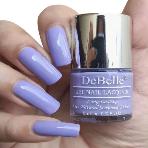 Prism nail gems for multi-color shine-DeBelle Gel Nail Lacquer Blueberry Crepe (Periwinkle Nail Polish), 8ml