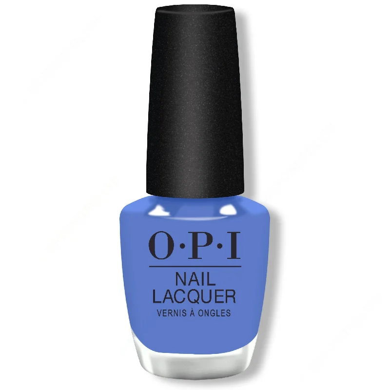 Satin nail polish for smooth finishes-OPI Nail Lacquer - Dream Come Blue 0.5 oz - #NLS033