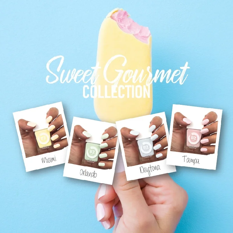 Wave nail wraps for wavy beauty-Sweet Gourmet Collection