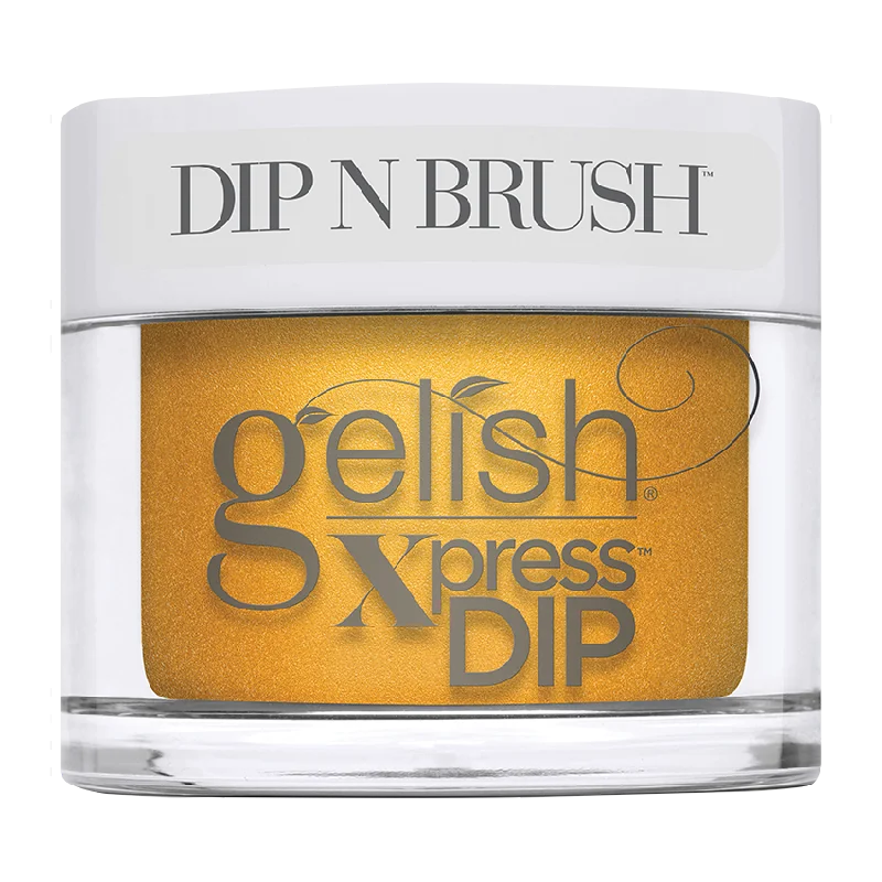 Plush nail gems for plush shine-Gelish Xpress Dip Change Of Pace Collection 1.5 oz. - Golden Hour Glow