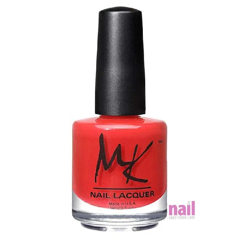 Onyx nail gems for dark chic-MK Nail Polish | Star Red - 0.5 oz