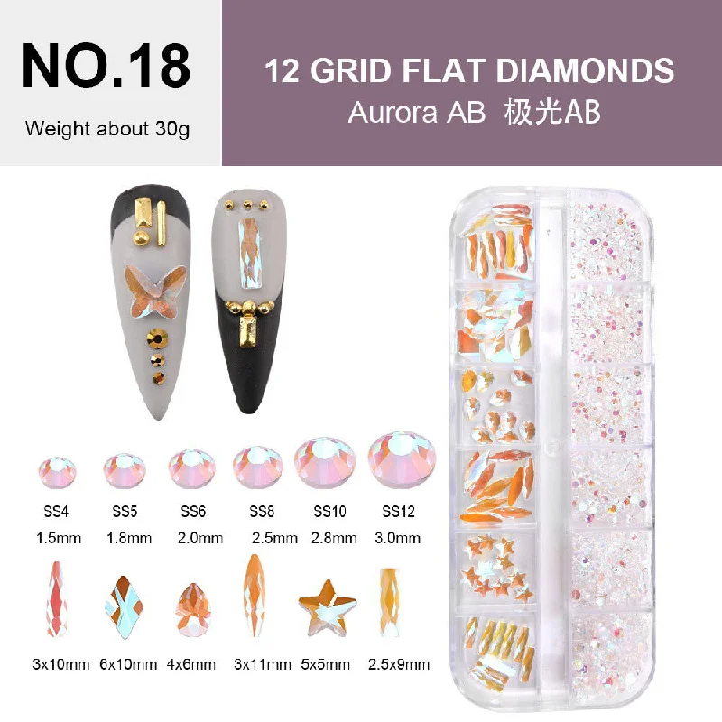 NO.18 Aurora AB abnormity+flat bottom