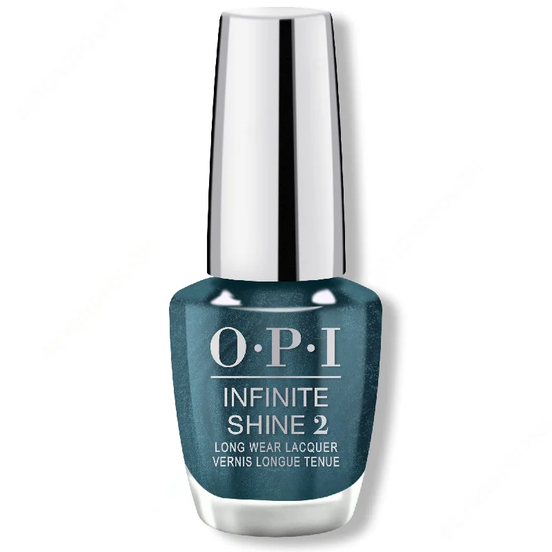 Titanium nail gems for titanium shine-OPI Infinite Shine - Let's Scrooge - #ISHRQ18