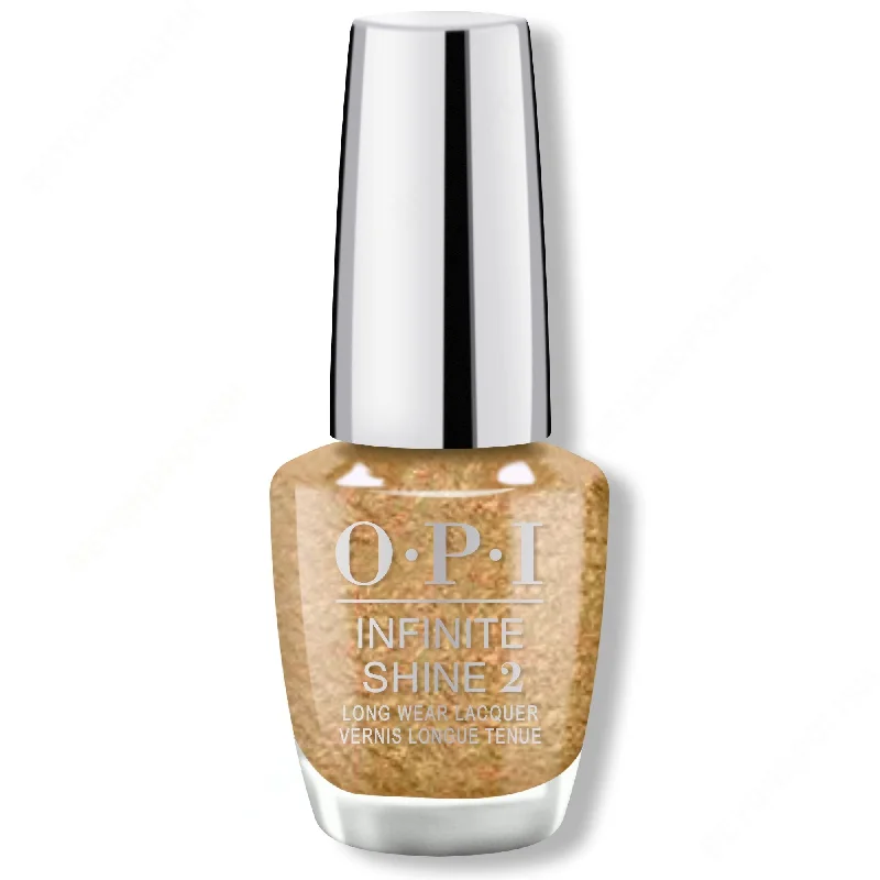 Copper nail gems for copper shine-OPI Infinite Shine - Five Golden Flings - #ISHRQ16