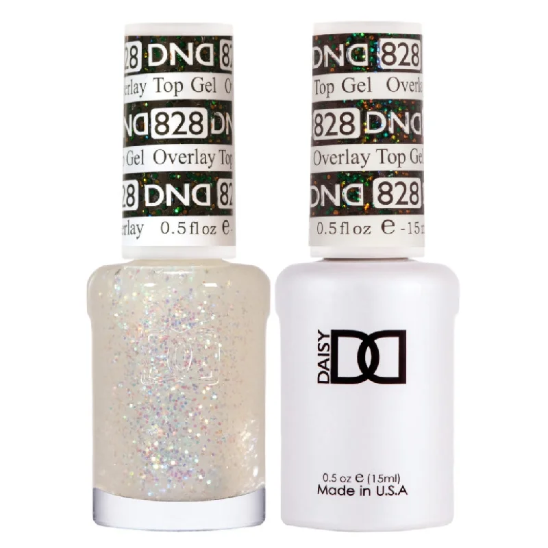 Feather nail polish for feather designs-DND Duo - Overlay Top Gel - 828