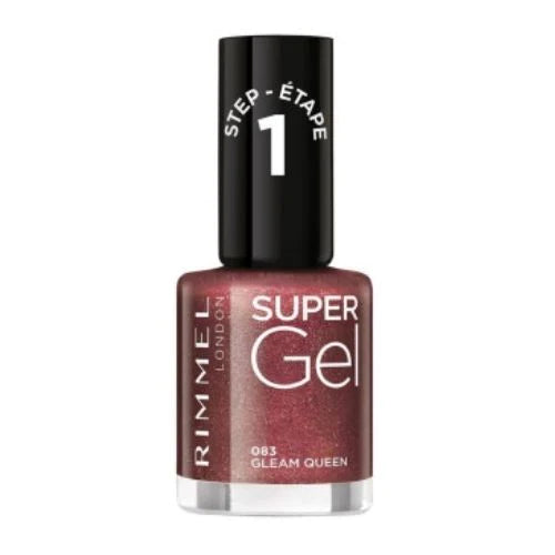 Twinkle nail studs for twinkle shine-Rimmel Super Gel Nail Polish 083 Gleam Queen