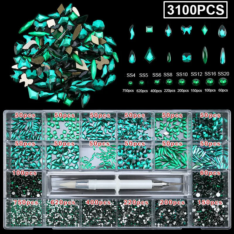 Set 19 Hole Green 21 Grid-3100pcs