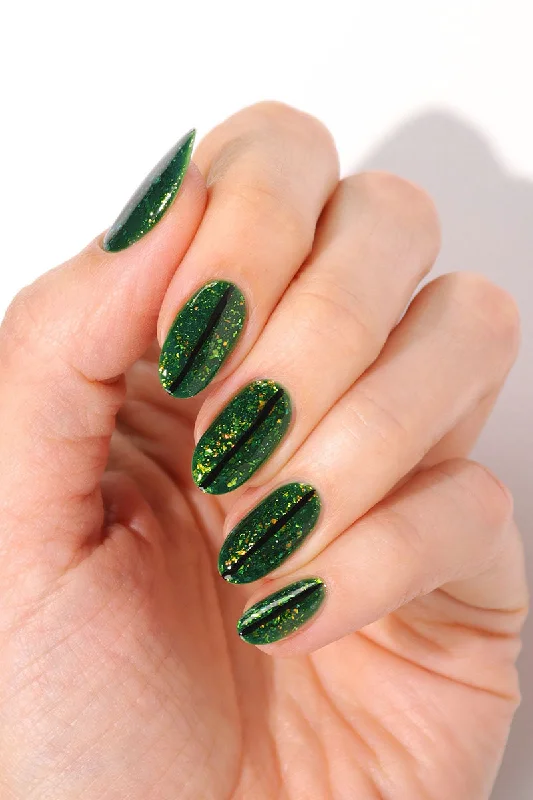 Emerald nail decals for emerald beauty-Cirque Colors - Serpentine Nail Polish