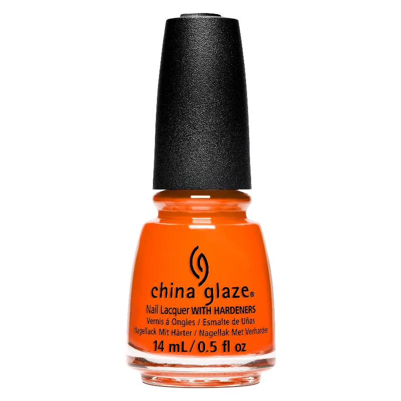 Feather nail polish for feather elegance-China Glaze - Orange Knockout Nail Polish