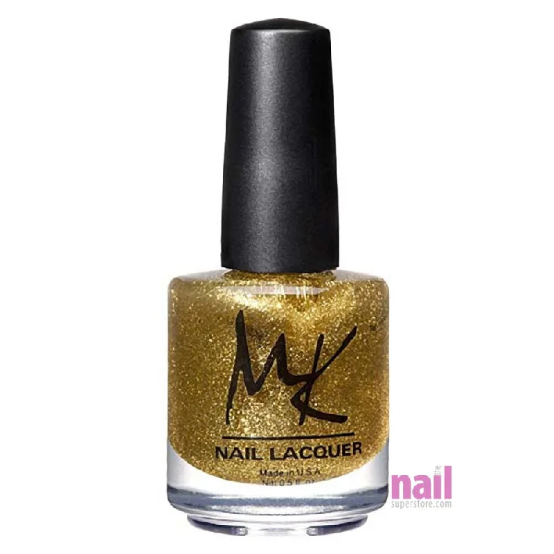 Diagonal nail wraps for diagonal shine-MK Nail Polish | Gold Dust - 0.5 oz