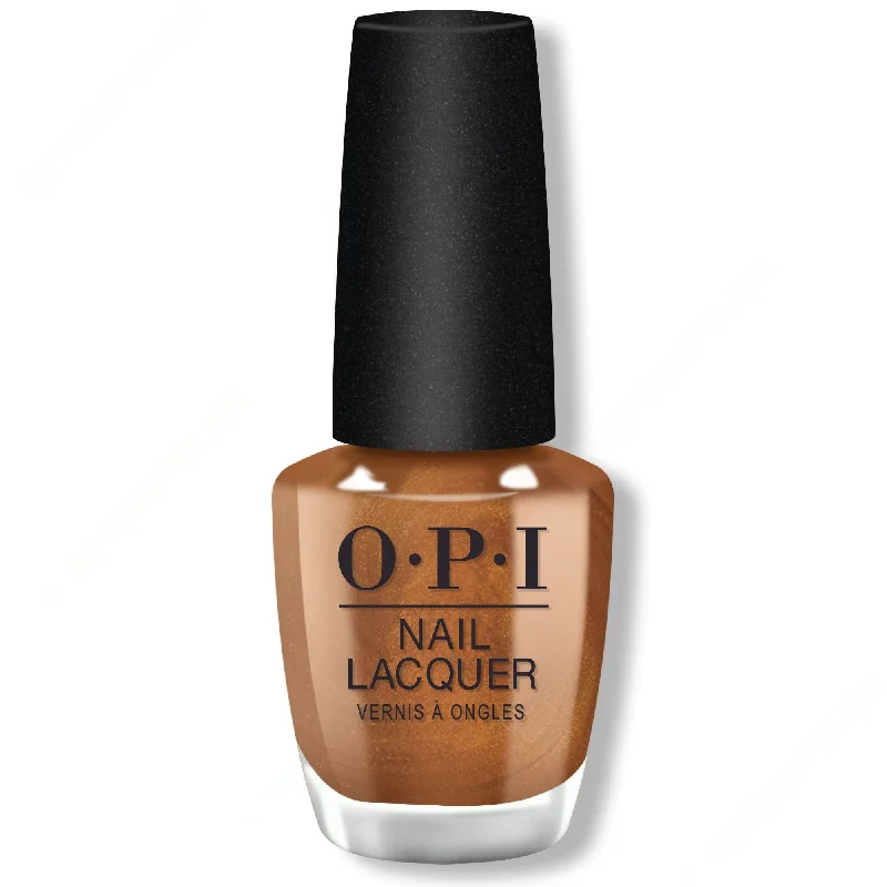 Leaf nail wraps for leafy shine-OPI Nail Lacquer - Millennium Mocha 0.5 oz - #NLF021