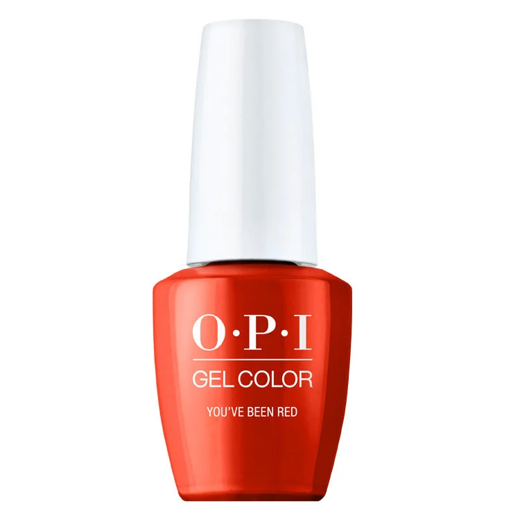 Arrow nail art stickers for sharp looks-OPI GelColor My Me Era Collection You've Been Red