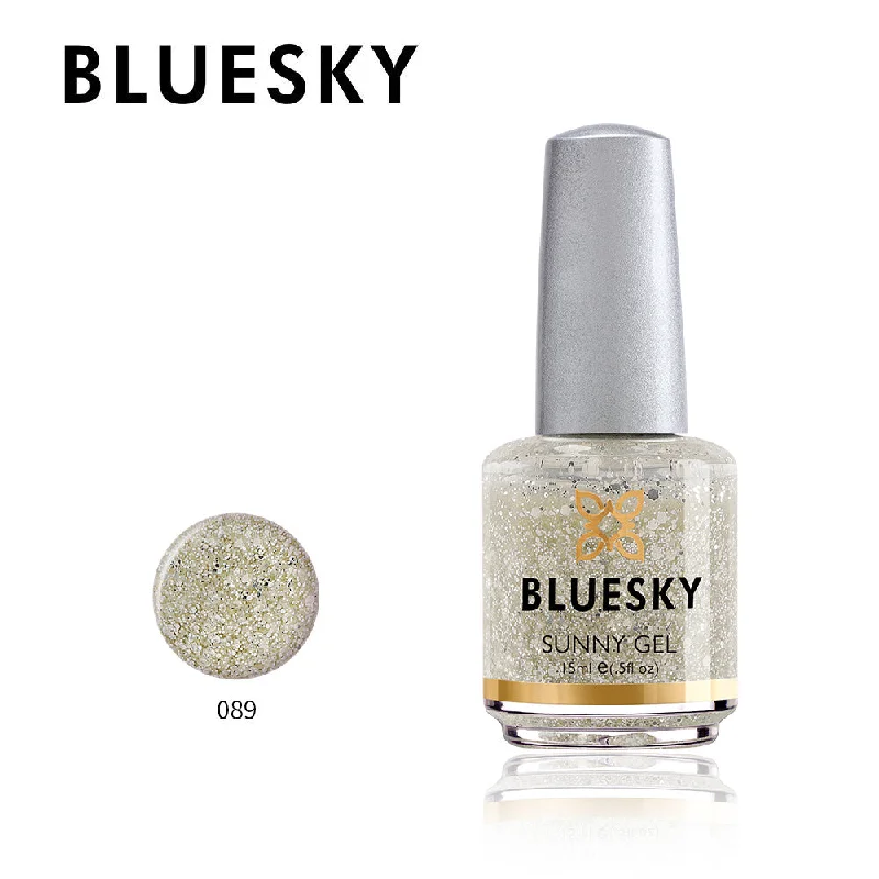 Electric nail studs for electric vibes-Bluesky Sunny Gel 15ml nail polish 089 SPARKLES ALL THE WAY