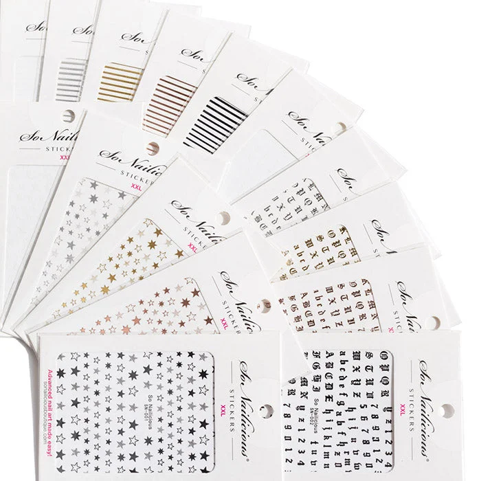 Moon nail decals for moon flair-All-In-One CLASSIC Nail Sticker Set - SAVE $40!