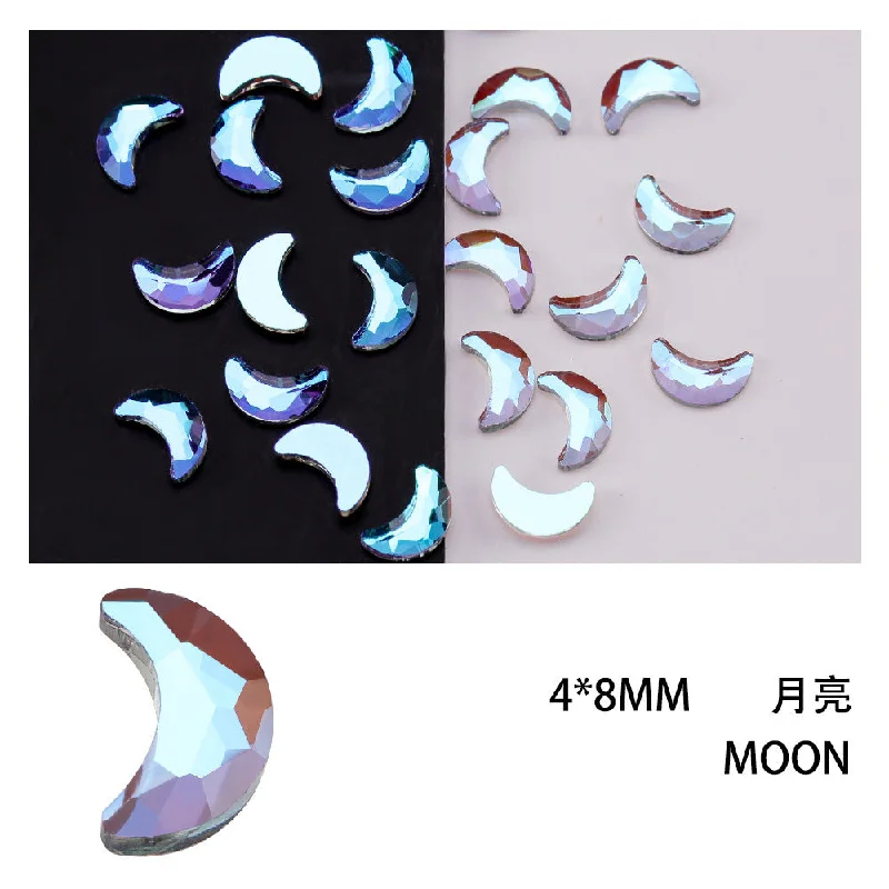 Charm Purple 4 * 8 Moon