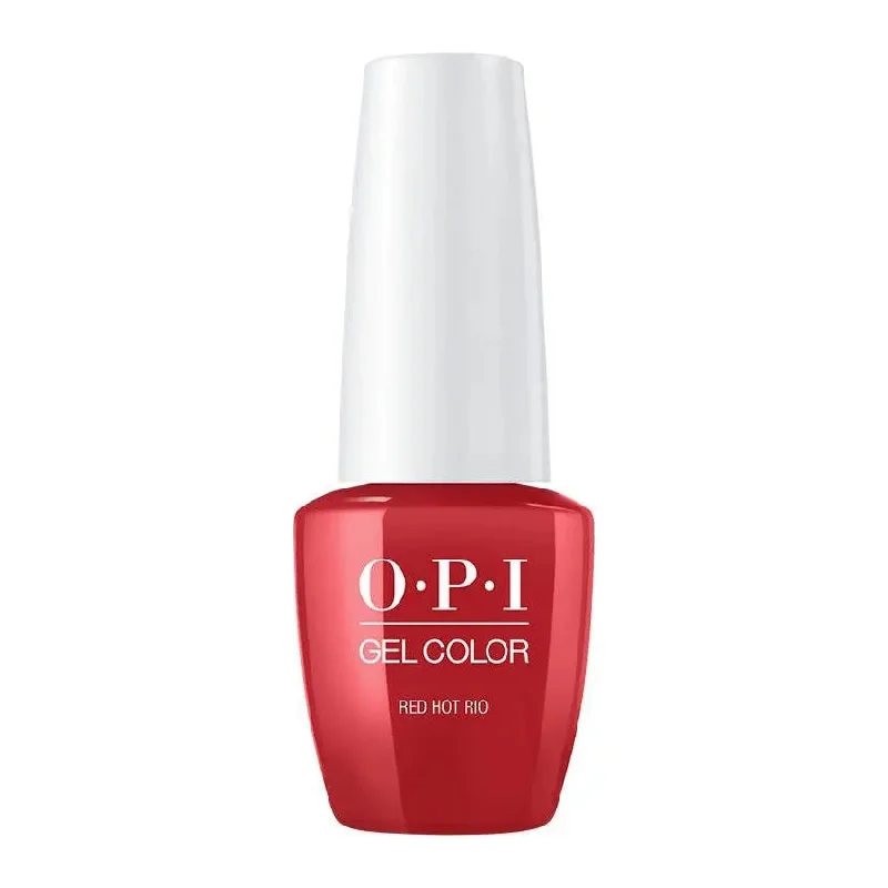 Glow nail decals for glow flair-OPI GelColor Red Hot Rio