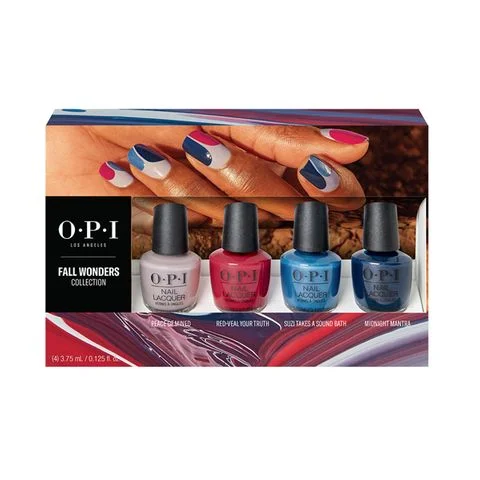 Cheetah nail polish for cheetah style-OPI NL -  Fall Wonders Minis 4pk