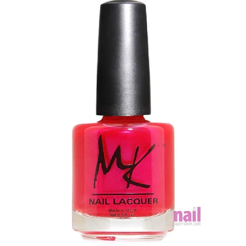 Emerald nail gems for emerald designs-MK Nail Polish | French Kiss Pink - 0.5 oz