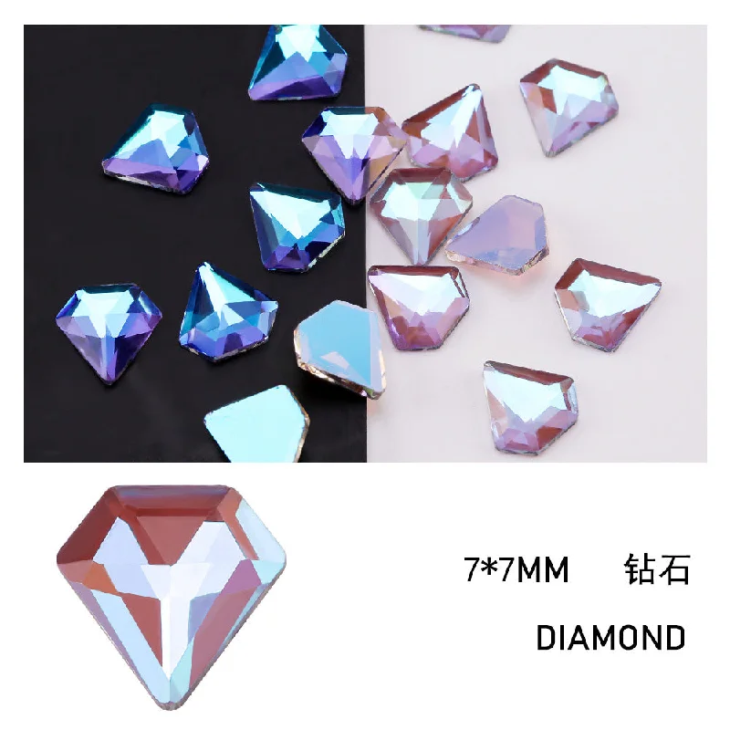 Charm Purple 7 * 7 Diamond