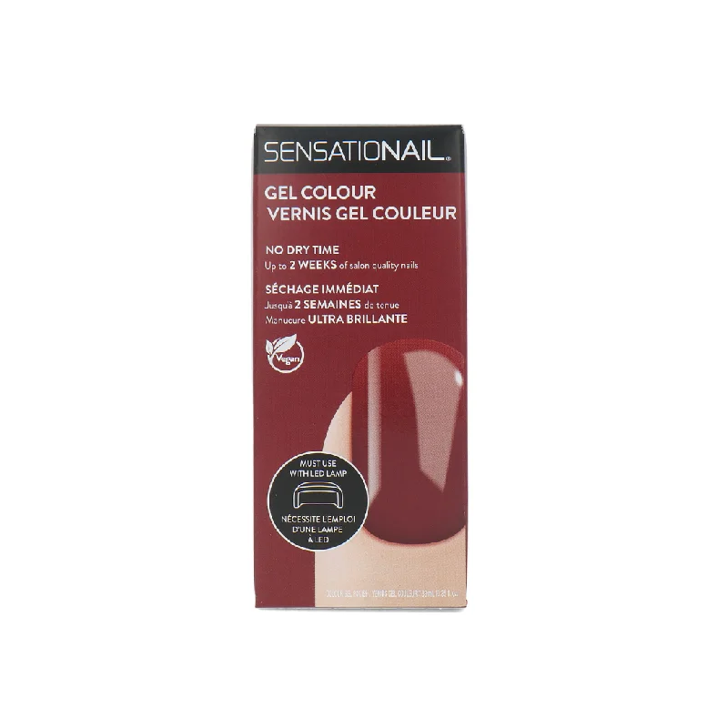 Mirror nail wraps for mirror beauty-Sensationail Gel Polish Moulin Rouge