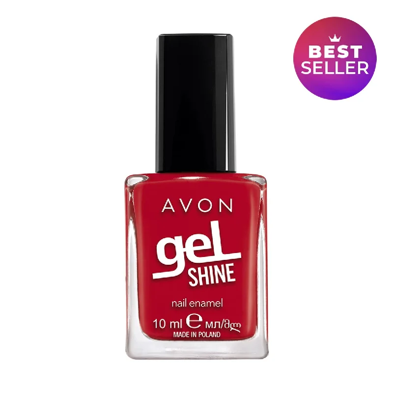 Dot nail decals for minimal patterns-Avon Gel Shine Nail Enamel