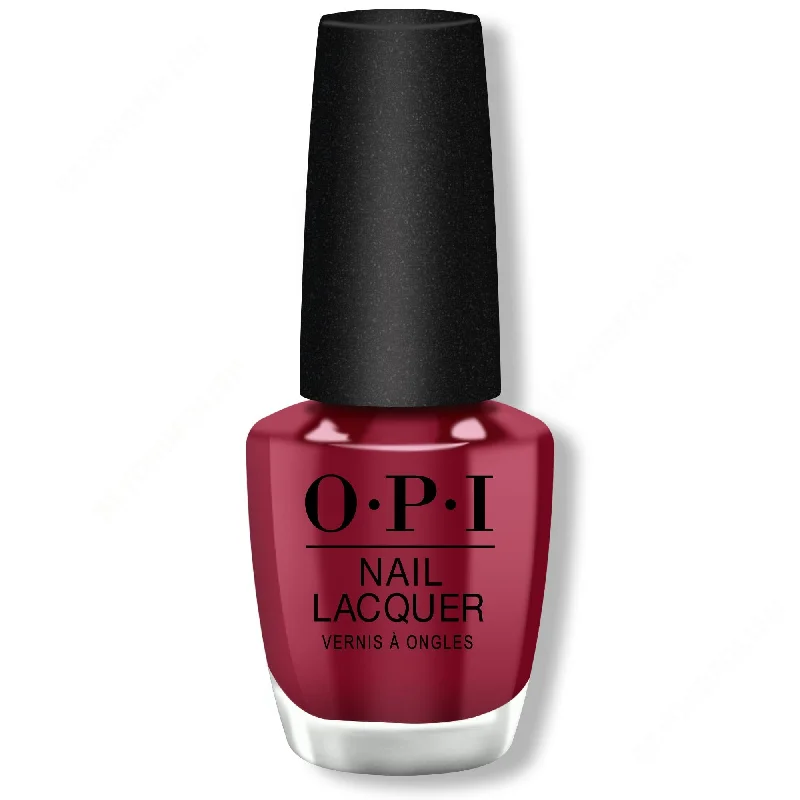 Subtle nail gems for subtle shine-OPI Nail Lacquer - Miami Beet 0.5 oz - #NLB78