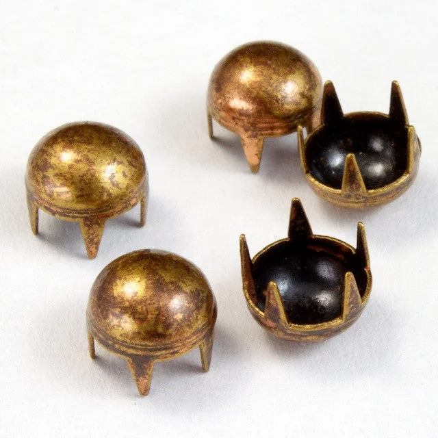 Arrow nail studs for arrow charm-6mm Antique Copper Dome Stud (50 Pcs) #2664