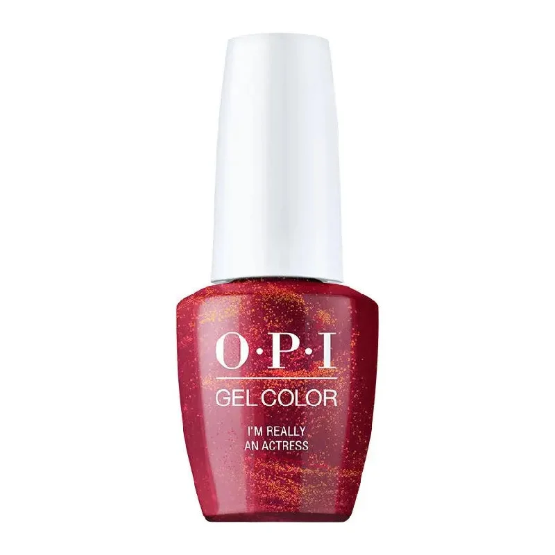 Elegant nail decals for elegant shine-OPI GelColor I'm Really an Actress