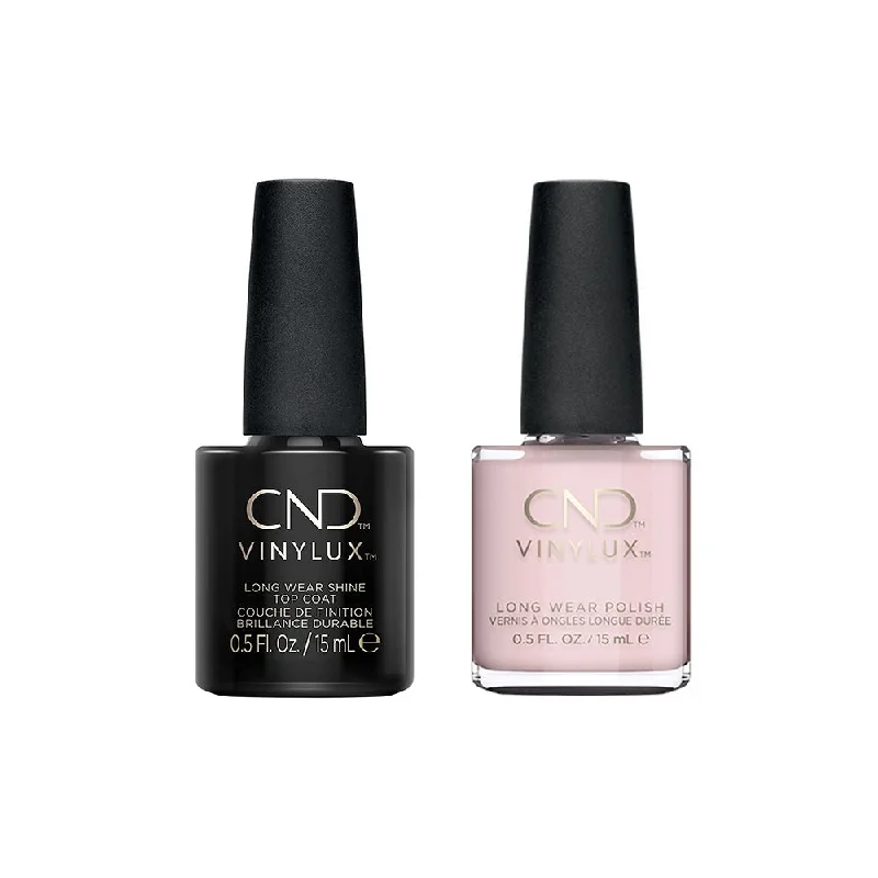 Stone nail decals for stone beauty-CND - Vinylux Topcoat & Negligee 0.5 oz - #132