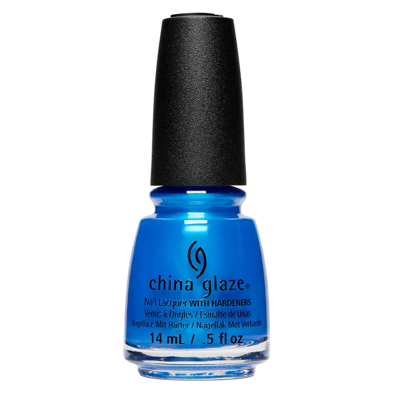 Electric nail wraps for electric beauty-China Glaze - Crushin' On Blue Nail Polish