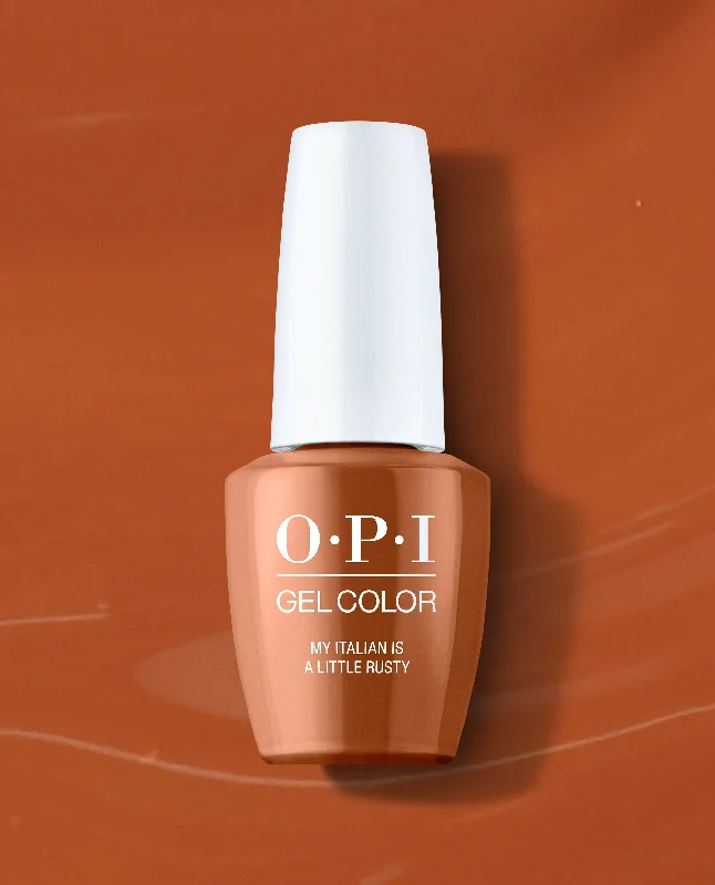 Shimmer nail polish for evening glamour-OPI GC - My Italian Is A Little Rusty 15ml