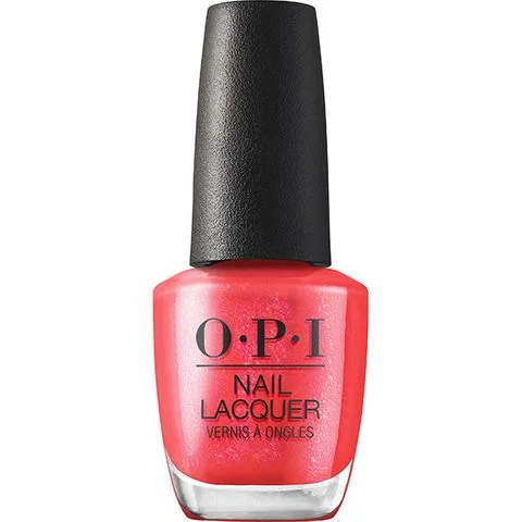 Shiny nail gems for glossy nails-OPI NL - Left Your Texts on Red 15ml