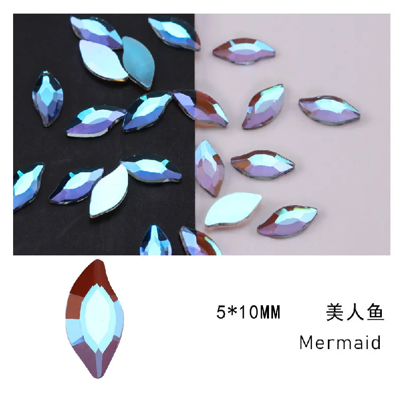 Charm Purple 5*10 Mermaid