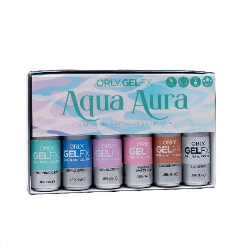 Elegant nail polish for elegant beauty-Aqua Aura 6PIX Gel Nail Color