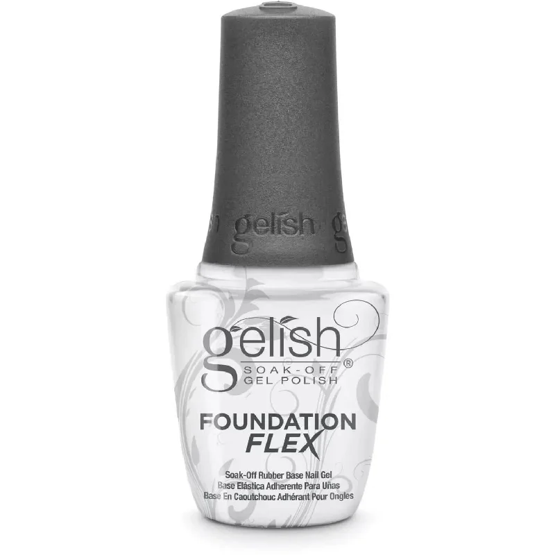 Spot nail wraps for spotty flair-Gelish Foundation Flex Soak-Off, Rubber Base Gel - Clear