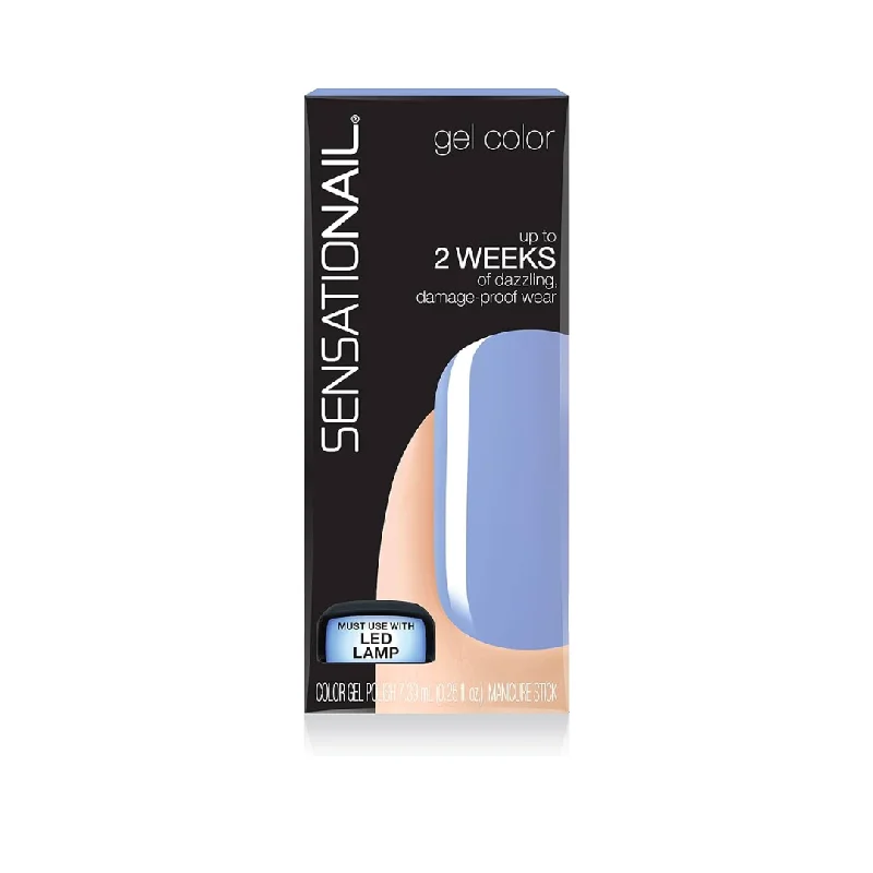 Spot nail wraps for spotty beauty-Sensationail Color Gel Polish Intriguing Iris