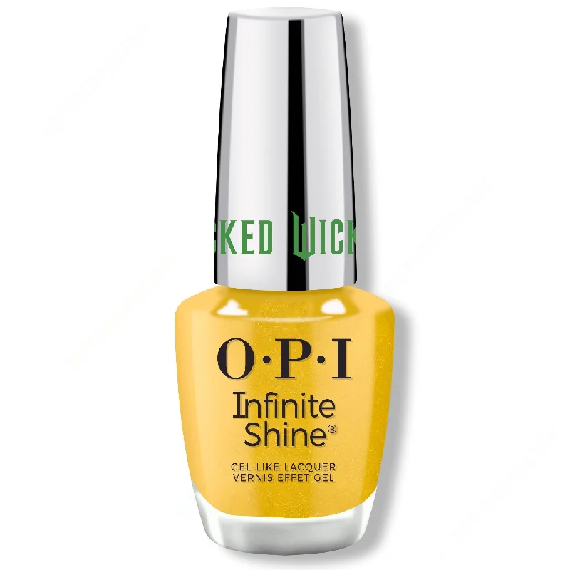 Crescent nail art stickers-OPI Infinite Shine - Yellow Brick Road - #HRR16