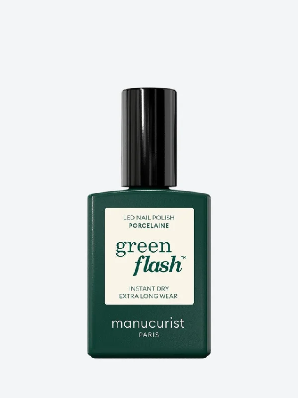 Diagonal nail polish for diagonal elegance-Green flash porcelaine 15ml