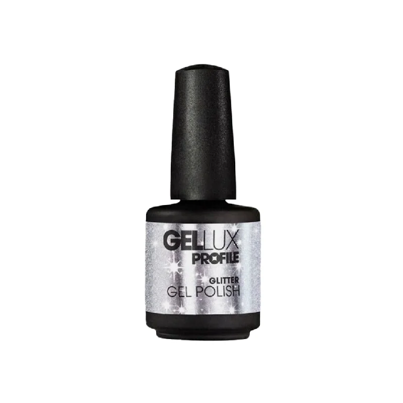 Vivid nail decals for vivid flair-Salon System Gel Lux Gel Polish Silver Crystal 15ml