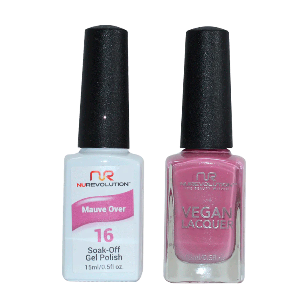 Topaz nail wraps for topaz elegance-NuRevolution Trio Duo Gel & Lacquer 016 Mauve Over