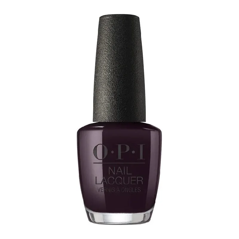 Diagonal nail decals for diagonal shine-OPI Nail Lacquer Lincoln Park After Dark