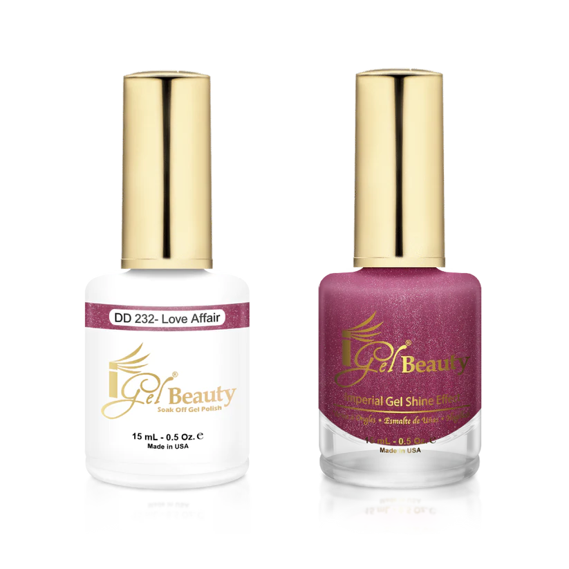 Aztec nail polish for aztec elegance-IG232 - IGEL DUO GEL & POLISH 0.5oz - LOVE AFFAIR