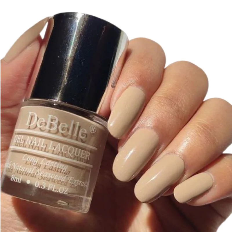 Subtle nail polish for subtle shine-DeBelle Gel Nail Lacquer Victorian Beige - (Beige Nail Polish), 8ml