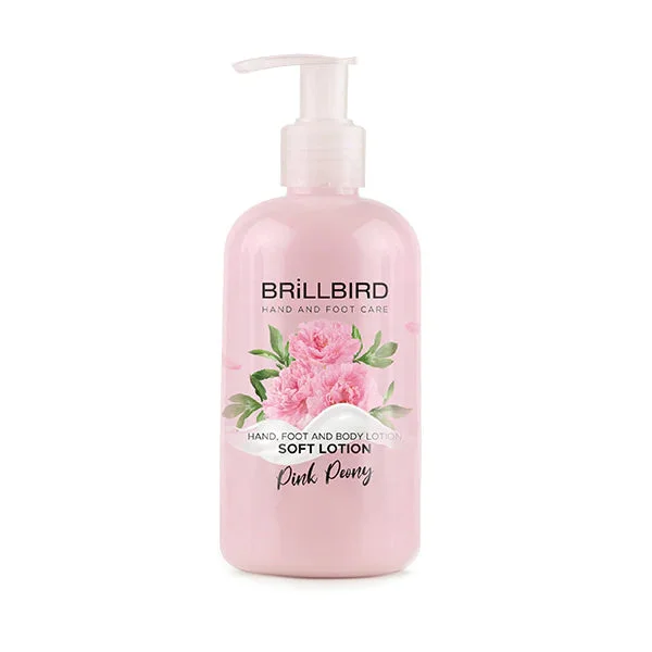 Platinum nail gems for platinum designs-Brillbird Hand & Foot soft lotion - Pink Peony