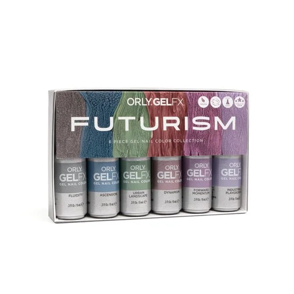 Amethyst nail gems for purple hues-Futurism Gel Nail Color 6PIX