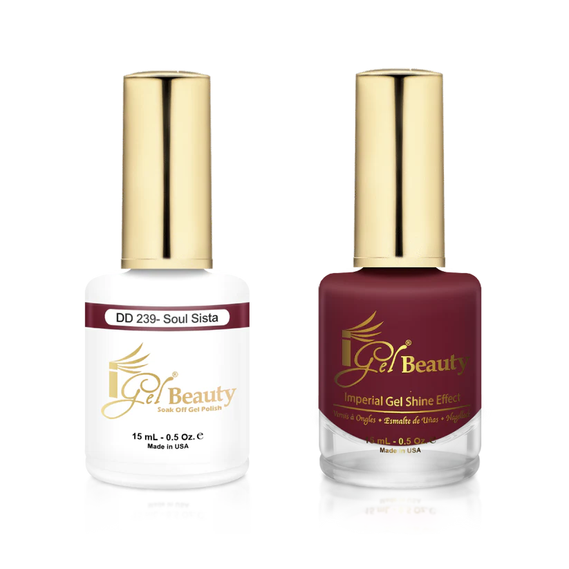 Prism nail gems for multi-color shine-IG239 - IGEL DUO GEL & POLISH 0.5oz - SOUL SISTA